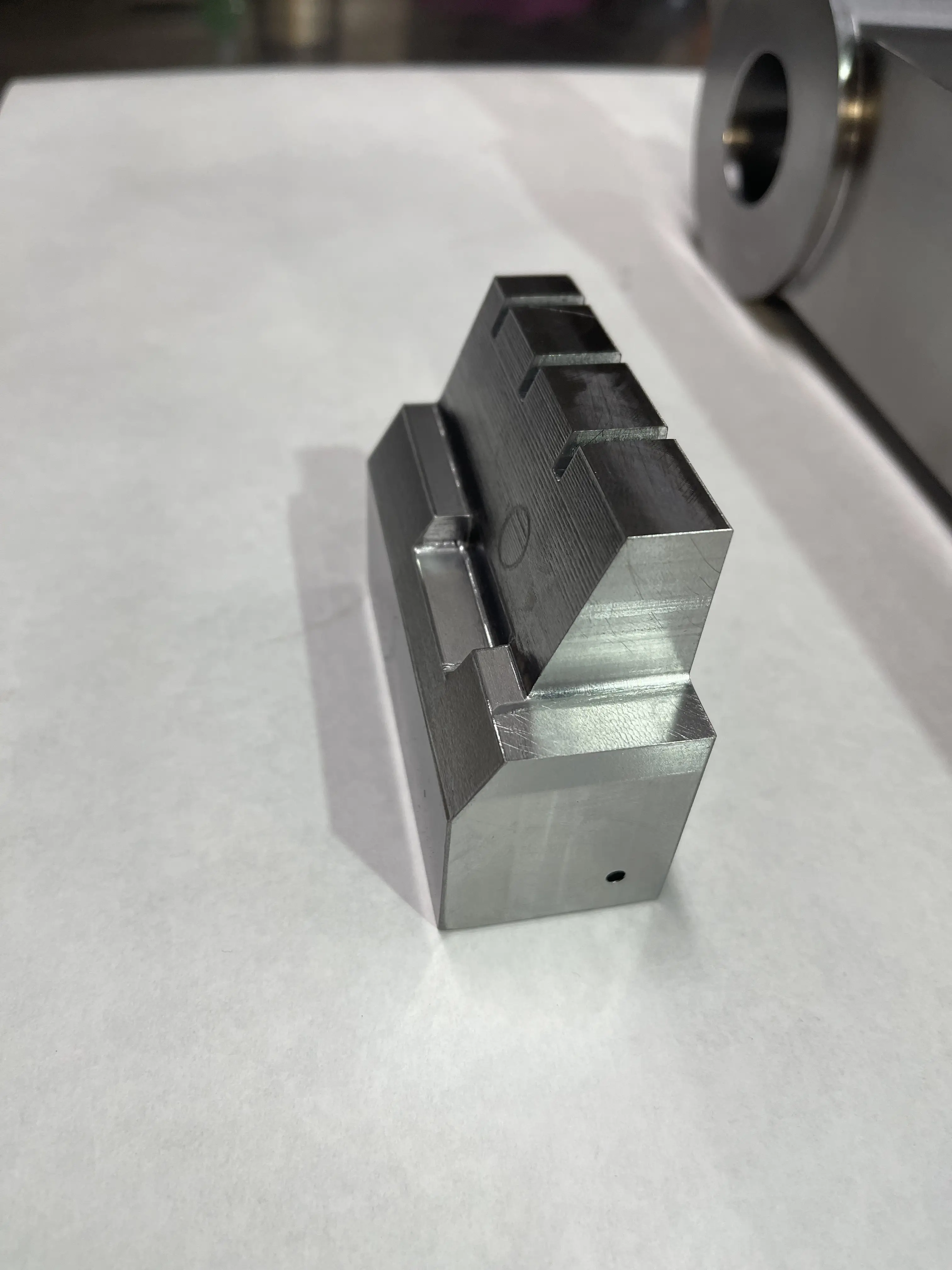 Precision CNC-machined part manufactured at Carpatians MFG in Troy, Michigan.