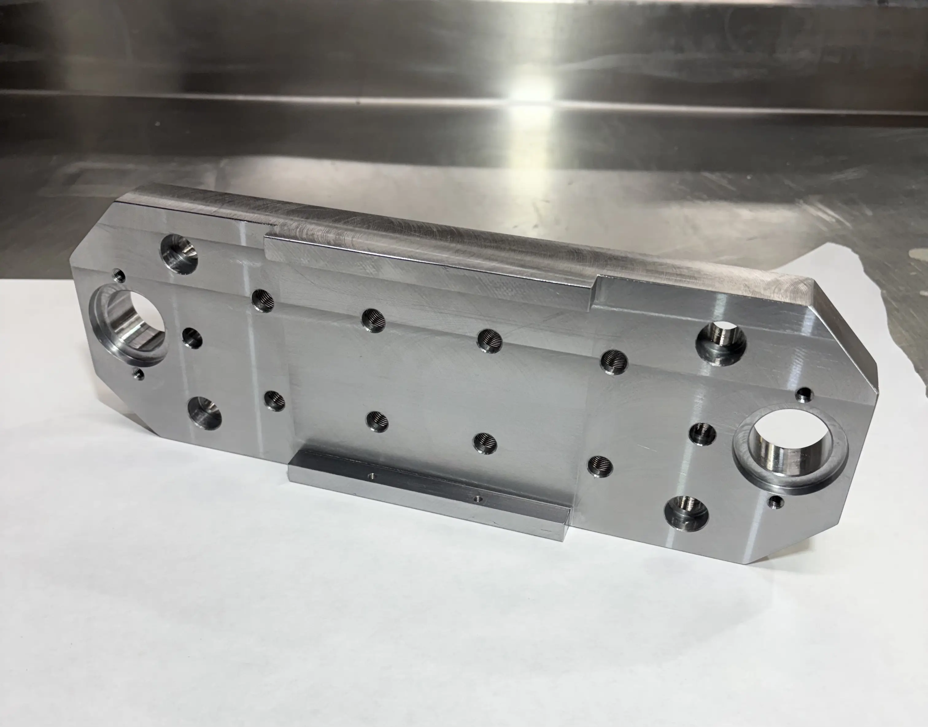 Precision CNC-machined part manufactured at Carpatians MFG in Troy, Michigan.